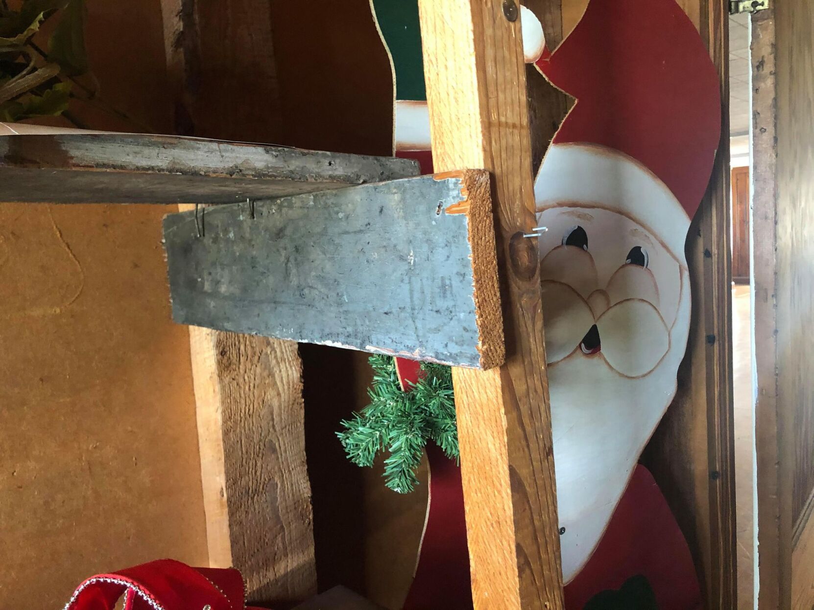 Fieldale Recreation Center Santa decoration in storage
